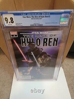 Star Wars Rise Of Kylo Ren #3 CGC 9.8 1st Appearance Avar Kriss Disney