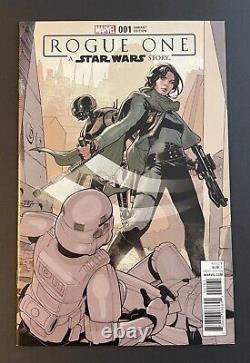 Star Wars Rogue One #1 (Marvel 2017) 125 Dodson Variant, 1st Cassian, 1st Jyn