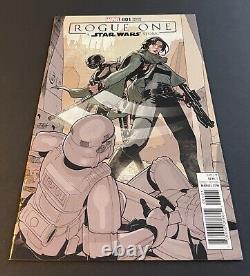 Star Wars Rogue One #1 (Marvel 2017) 125 Dodson Variant, 1st Cassian, 1st Jyn