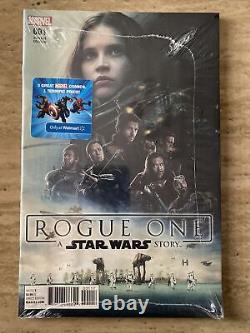 Star Wars Rogue One #1 Rare Walmart MOVIE Variant 1st App Cassian Andor SEALED