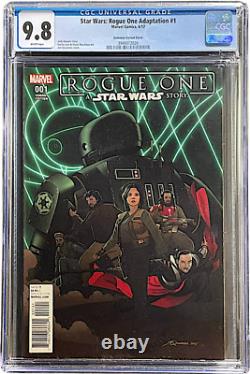 Star Wars Rogue One Adaptation 1 Quinones 110 Variant CGC 9.8 WH 2017 Star Wars Rogue One Adaptation 1 Quinones 110 Variant CGC 9.8 WH 2017