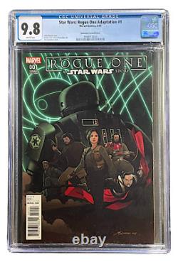 Star Wars Rogue One Adaptation 1 Quinones 110 Variant CGC 9.8 WH 2017 Star Wars Rogue One Adaptation 1 Quinones 110 Variant CGC 9.8 WH 2017