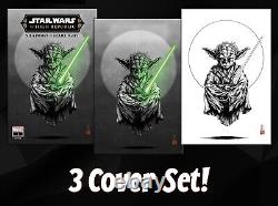 Star Wars Shadows Of Starlight 1 Takashi Okazaki NYCC 2023 Yoda Set Preorder NM