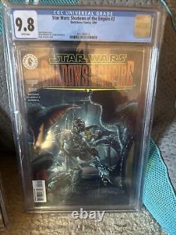 Star Wars Shadows of the Empire #1 And #2 CGC 9.8 Set Of 2 Comics