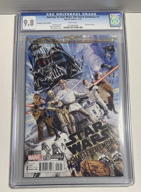 Star Wars Shattered Empire #1 Cgc Graded 9.8 Yesteryear Comics Variant