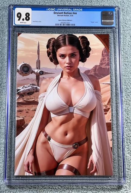 Star Wars Space Princess Leia Ed. A Cgc 9.8 Cosplay Nice Virgin Variant Ltd 100
