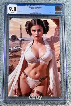Star Wars Space Princess Leia Ed. A CGC 9.8 Cosplay Nice Virgin Variant LTD 100