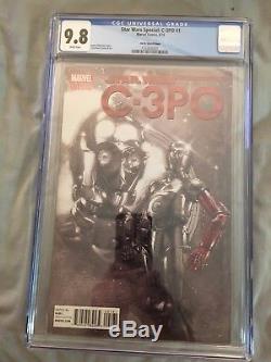 Star Wars Special C-3PO # 1 CGC 9.8 11000 Harris Red Arm Sketch Variant