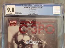 Star Wars Special C-3PO # 1 CGC 9.8 11000 Harris Red Arm Sketch Variant