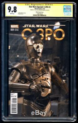 Star Wars Special C-3PO #1 Photo SS CGC 9.8 Anthony Daniels Signature Series