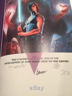Star Wars THE THRAWN TRILOGY Heir To The Empire Graphic Novel Limited Signed