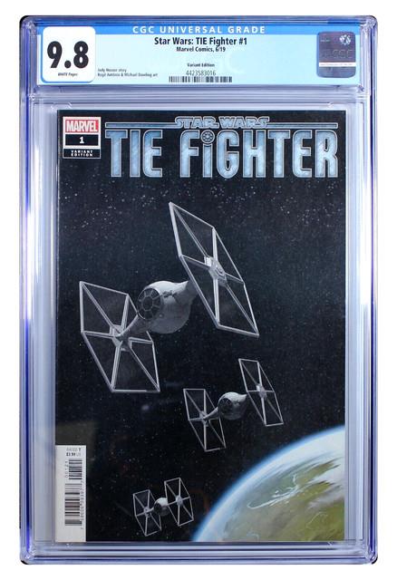 Star Wars Tie Fighter #1 Movie Variant Cgc Nm/mt 9.8 White Pages 4423583016