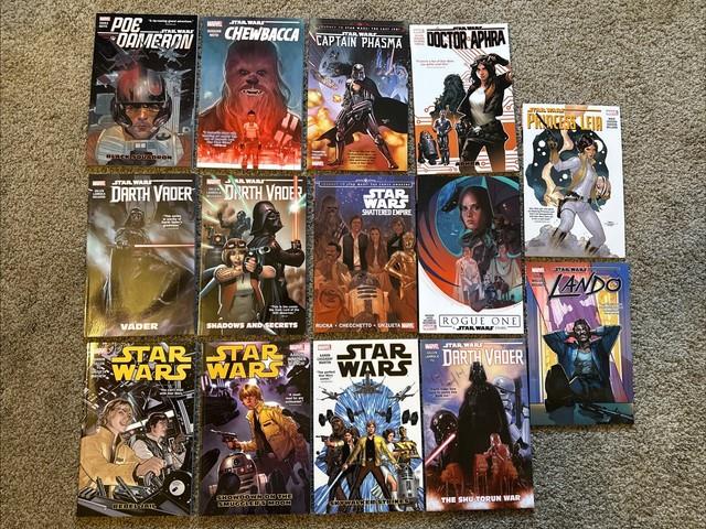 Star Wars Tpb Lot Of 14 Graphic Novels Marvel Star Wars Comics Epic Disney Hot