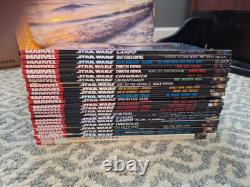 Star Wars TPB Lot of 24 Graphic Novels Marvel Star Wars Comics