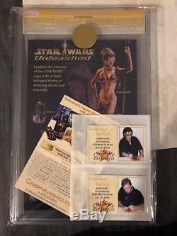 Star Wars Tales #15 Photo Variant CGC 9.8 SS Signed Carrie Fisher & Mark Hamill