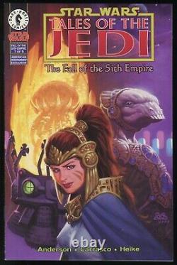 Star Wars Tales of the Jedi Fall of the Sith Empire Comic Set 1-2-3-4-5 Variant