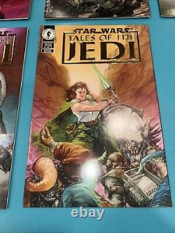 Star Wars Tales of the Jedi Gold Foil Variants Set Of 5 Dark Horse Comics NM Star Wars Tales of the Jedi Gold Foil Variants Set Of 5 Dark Horse Comics NM