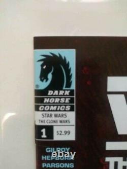 Star Wars The Clone Wars #1 1st Ahsoka Tano Dark Horse Comics 2008 Gilroy
