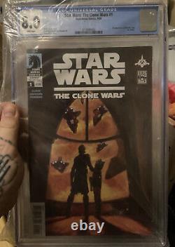 Star Wars The Clone Wars #1 1st App Ahsoka Tano & Captain Rex KEY CGC 8.0
