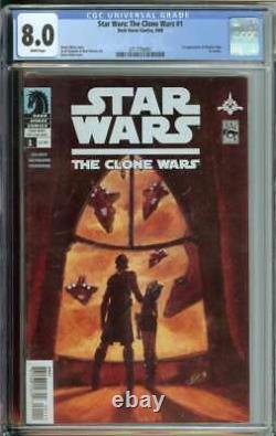 Star Wars The Clone Wars #1 CGC 8.0 1st App Ahsoka Tano Dark Horse