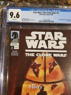 Star Wars The Clone Wars #1 CGC 9.6 1st App Ahsoka Tano Dark Horse