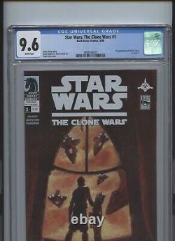 Star Wars The Clone Wars #1 CGC 9.6 1st app Ahsoka Tano in comics