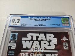 Star Wars The Clone Wars #1 Cgc 9.2 1st Ahsoka Tano Captain Rex