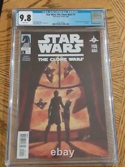 Star Wars The Clone Wars #1 Cgc 9.8 1st Ahsoka Tano Near Mint Mandalorian Tv