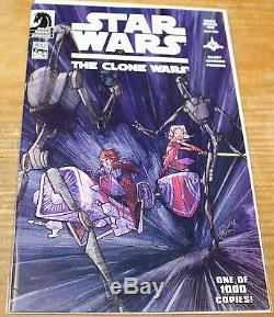 Star Wars The Clone Wars #1 Dark Horse Comics 2008 Variant Cover Only 1000 Made