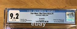 Star Wars The Clone Wars #1, Filoni Variant, DH 100, CGC 9.2 NM-, 1st Ahsoka