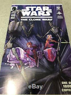 Star Wars The Clone Wars #1 Variant 1000 Special Edition Dh100 1st Ahsoka Scarce