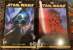 Star Wars The Empire & Rise of the Sith Legends Omnibus Hardcover LOT Marvel