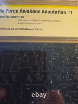 Star Wars The Force Awakens #1 Joe Quesada 1100 Variant Rare Htf