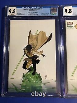 Star Wars The High Republic #1 CGC 9.8 Frankie's VIRGIN Variant 2 COMIC SET 2021