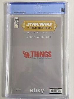 Star Wars The High Republic Adventures Annual 2021 TFAW EXCL VARIANT CBCS 9.8