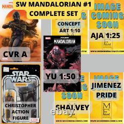 Star Wars The Mandalorian #1 All Cover Set Marvel Presale 062222 Foc 052322