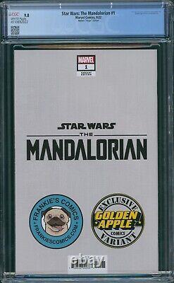 Star Wars The Mandalorian #1 CGC 9.8 Maleev Virgin Exclusive Variant Marvel 2022