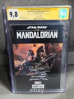 Star Wars The Mandalorian #1 CGC 9.8 SS Rosario Dawson Ahsoka Tano Autograph