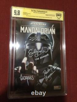 Star Wars The Mandalorian #1 Inhyuk Lee 9.8 Signed Swallow +3 CBCS not CGC