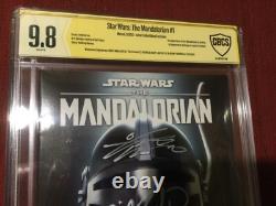 Star Wars The Mandalorian #1 Inhyuk Lee 9.8 Signed Swallow +3 CBCS not CGC