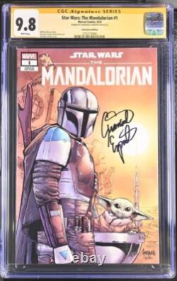 Star Wars The Mandalorian #1 Marvel Comics CGC SS 9.8 Signed Giancarlo Esposito