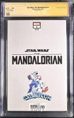 Star Wars The Mandalorian #1 Marvel Comics CGC SS 9.8 Signed Giancarlo Esposito