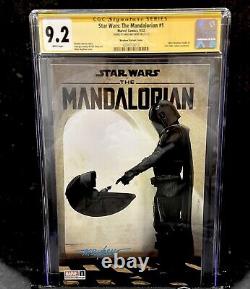 Star Wars The Mandalorian #1 Mayhew Variant Signed By Mike Mayhew CGC 9.2