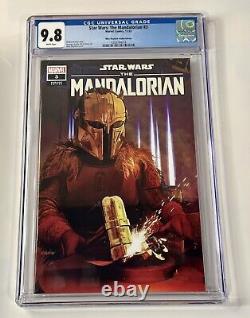 Star Wars The Mandalorian #3 CGC 9.8 Mike Mayhew First Cover App Armorer /800