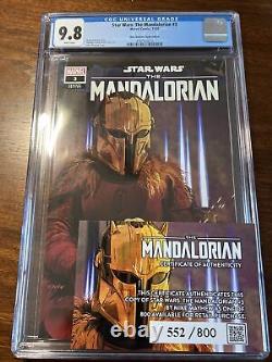 Star Wars The Mandalorian #3 Cgc 9.8 Mike Mayhew Excl Variant Limited To 800 Hot