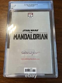 Star Wars The Mandalorian #3 Cgc 9.8 Mike Mayhew Excl Variant Limited To 800 Hot