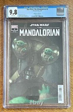 Star Wars The Mandalorian #6 CGC 9.8 150 Rahzzah Incentive Variant