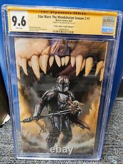 Star Wars The Mandalorian Season 2 #1 CGC SS 9.6 Signed by Adi Granov SDCC 2023