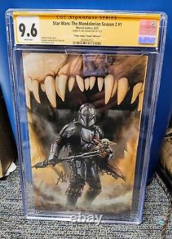 Star Wars The Mandalorian Season 2 #1 CGC SS 9.6 Signed by Adi Granov SDCC 2023