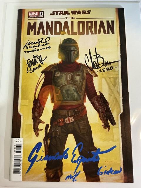 Star Wars The Mandalorian Season 2 #1 Marvel 2023 Gist Variant Autographed